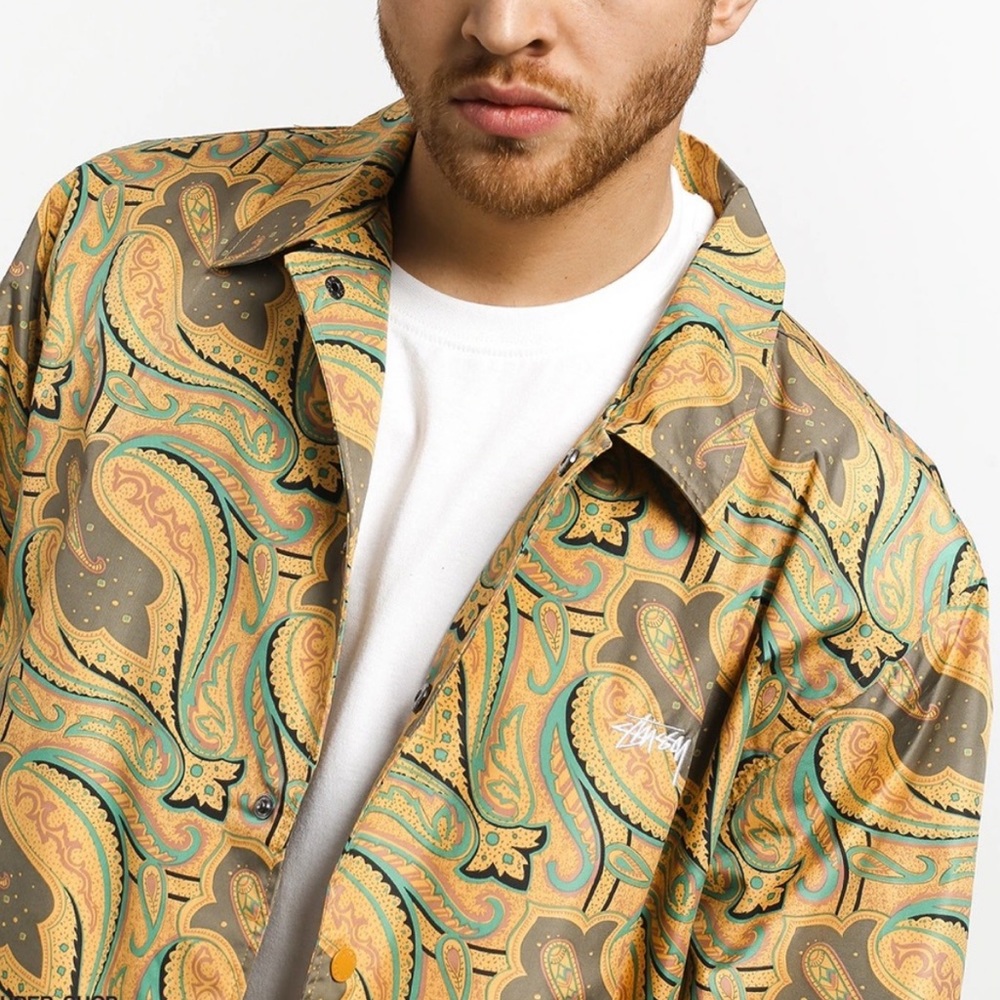 ๐ฅ๐ฅSTUSSY - COACH PAISLEY JACKET๐ฅ๐ฅ - Picture 2 of 7